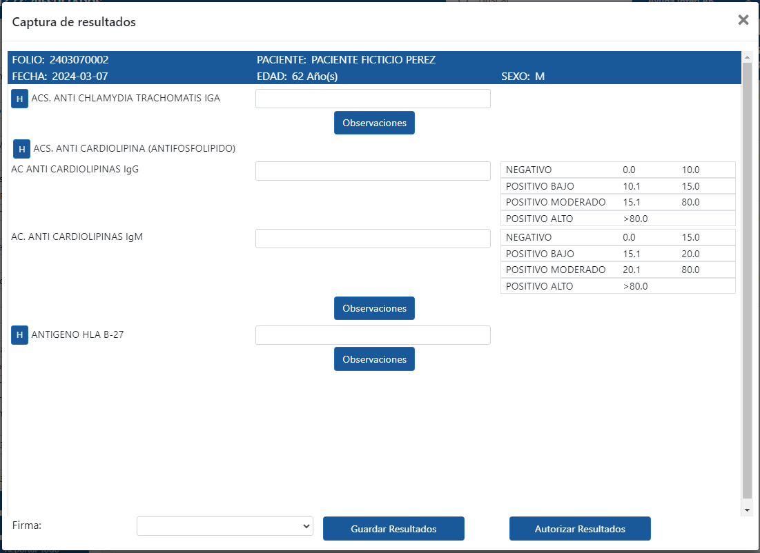 Captura los resultados de los estudios de forma fácil con InterLAB software para laboratorios de análisis clínicos